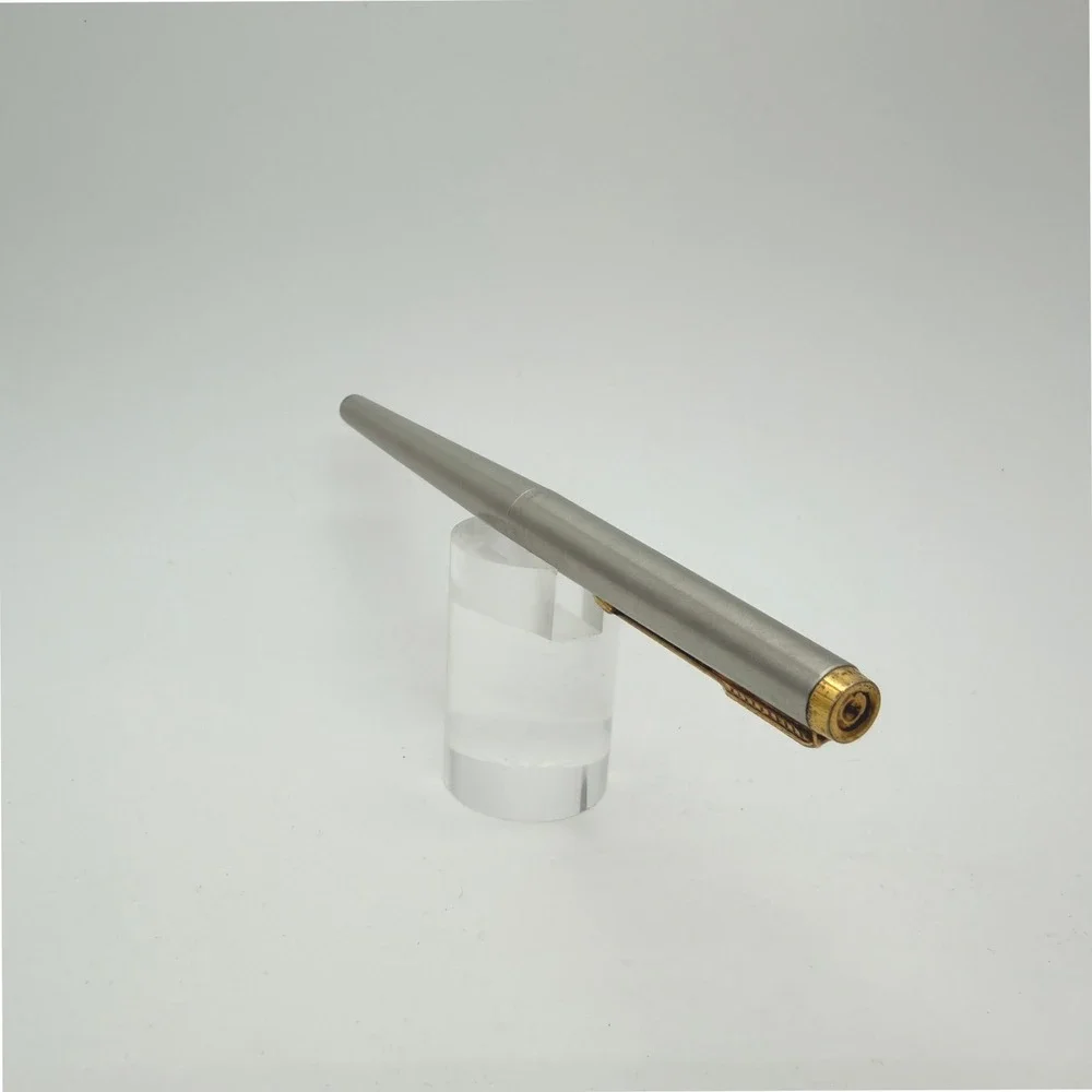 Parker Vector Rollerball Pen Stainless Steel Gold Trim Medium 0.8mm EDC Writing